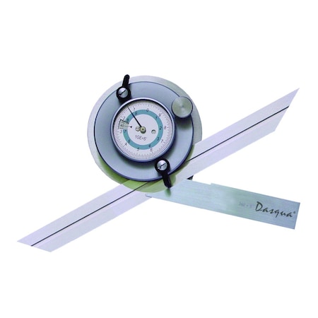 H & H Industrial Products Dasqua 0-360 Degree Universal Dial Protractor 1031-2010